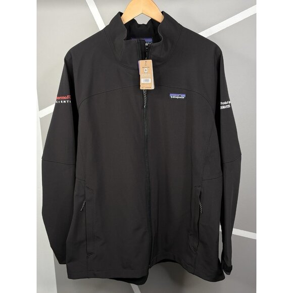 NWT Patagonia Women’s XL Black Adze Jacket *Read* *Logo* Full Zip Stretch - Picture 1 of 15